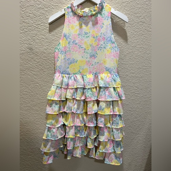 Janie and Jack Other - Janie and Jack pastel floral dress size 12